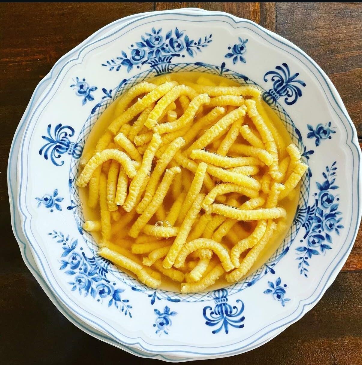 Passatelli in brodo di paganelli all’Osteria dalla Zabariona